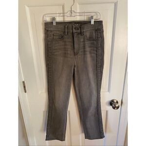 White House Black Market embellished straight leg jeans size 4